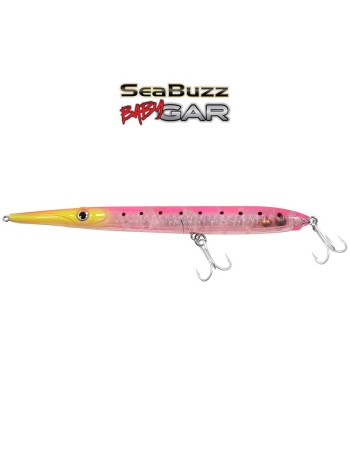 Морски воблер, игла Sea Buzz Baby Gar 135 мм, 11 г, цвят GPS