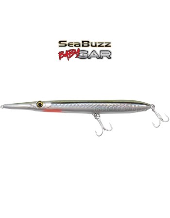 Морски воблер, игла Sea Buzz Baby Gar 135 мм, 11 г, цвят OLA