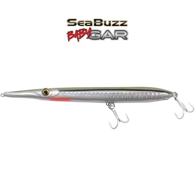 Морски воблер, игла Sea Buzz Baby Gar 135 мм, 11 г, цвят OLA