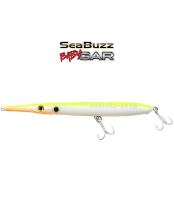 Морски воблер, игла Sea Buzz Baby Gar 135 мм, 11 г, цвят PCT