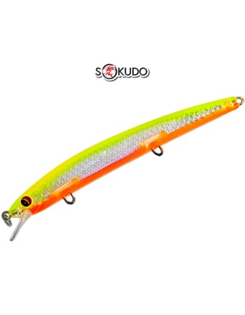 Морски плаващ воблер Sokudo Everest 13.5 см, 14.5 г, цвят Chart Back