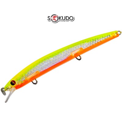 Морски плаващ воблер Sokudo Everest 13.5 см, 14.5 г, цвят Chart Back