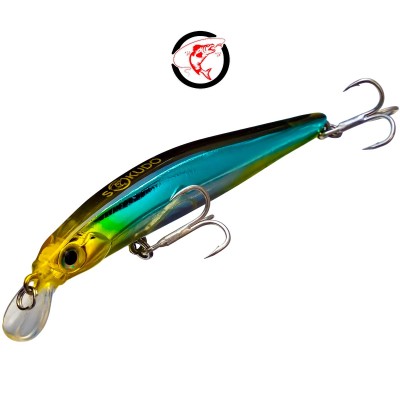 Sokudo Flash Minnow S, 80 мм, 8.5 г, потъващ воблер, цвят 3