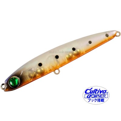 Потъващ воблер-пенсил Tsurugiya Hakiri Bachinuke 72S, 72 мм, 5.5 г, цвят White Sardine