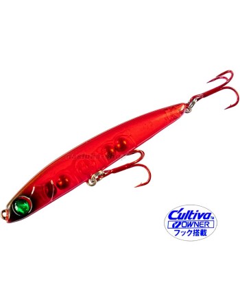 Потъващ воблер-пенсил Tsurugiya Hakiri Bachinuke 90S, 90 мм, 11 г, цвят Bloody Red