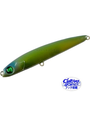 Потъващ воблер-пенсил Tsurugiya Hakiri Bachinuke 90S, 90 мм, 11 г, цвят Dark Green