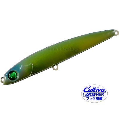 Потъващ воблер-пенсил Tsurugiya Hakiri Bachinuke 72S, 72 мм, 5.5 г, цвят Dark Green