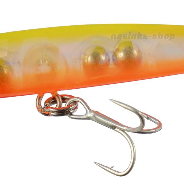 Потъващ воблер-пенсил Tsurugiya Hakiri Rockfish 50S, 50 мм, 3 г, цвят Brown Stripes — снимка 5
