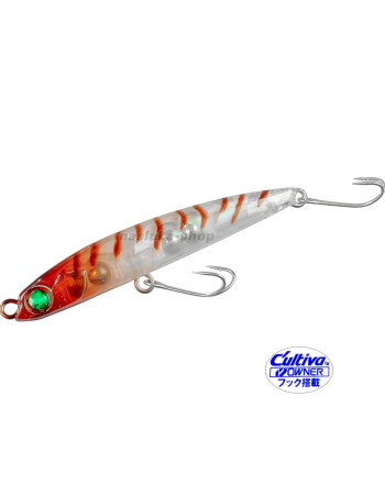 Потъващ воблер-пенсил Tsurugiya Hakiri Rockfish 50S, 50 мм, 3 г, цвят Brown Stripes