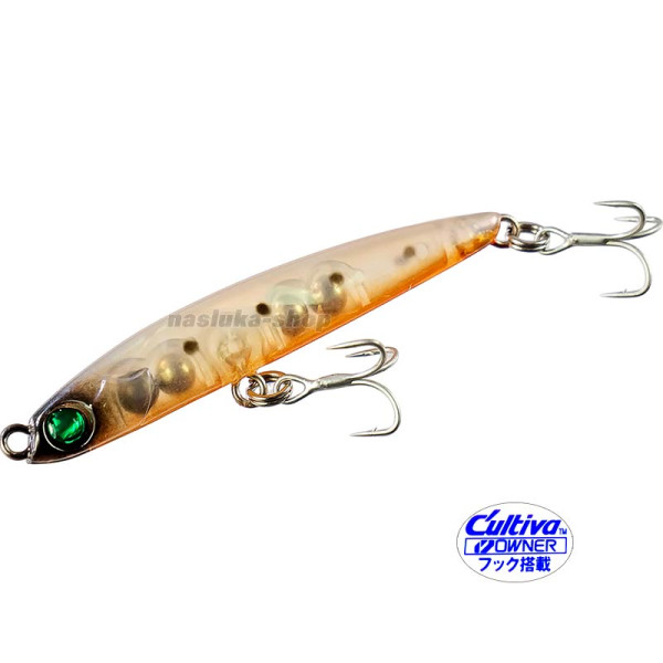 Потъващ воблер-пенсил Tsurugiya Hakiri Rockfish 50S, 50 мм, 3 г, цвят White Sardine — снимка 1