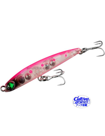 Потъващ воблер-пенсил Tsurugiya Hakiri Rockfish 50S, 50 мм, 3 г, цвят Pink Sardine