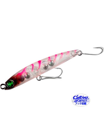 Потъващ воблер-пенсил Tsurugiya Hakiri Rockfish 50S, 50 мм, 3 г, цвят Pink Stripes
