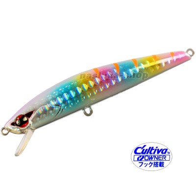 Плаващ воблер Tsurugiya LV-Minnow 105F, 105 мм, 11 г, цвят Fire Rainbow