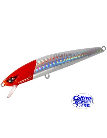 Потъващ воблер Tsurugiya LV-Minnow 88S, 88 мм, 8.2 г, цвят Red Head