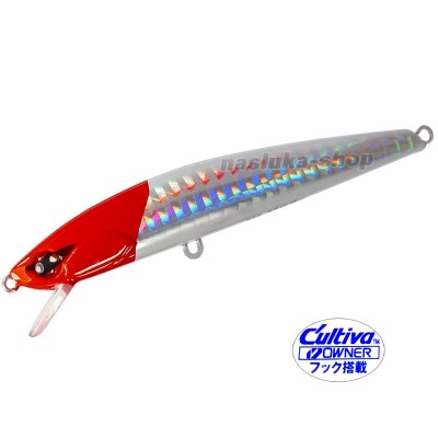 Плаващ воблер Tsurugiya LV-Minnow 105F, 105 мм, 11 г, цвят Red Head