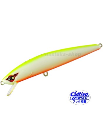 Потъващ воблер Tsurugiya LV-Minnow 88S, 88 мм, 8.2 г, цвят Yellow White