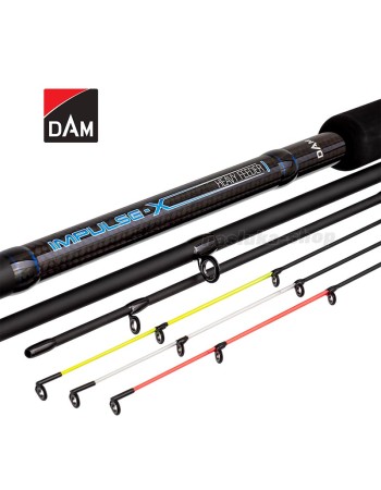 Фидер въдица DAM Impulse-X Heavy Feeder, 3.90 м, 100-150 г