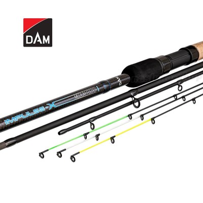 Фидер въдица DAM Impulse-X Light Feeder, 3.30 м, 25-75 г
