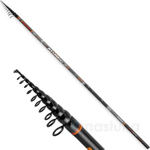 Trabucco Atomic XR T-Match, 4.20 м, 100 г, Въдица, телемач — снимка 1