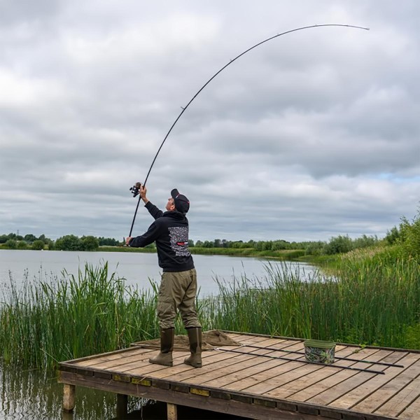 Шаранджийска въдица Sonik SK-47, 3.04 м, 3 lb, 2 части — снимка 10