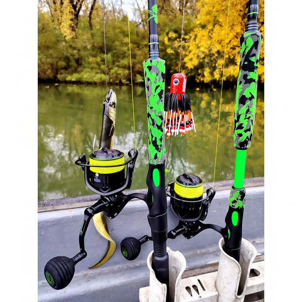 Тролинг въдица за сом Madcat UV Series Vertical 1.75 м, 50-150 г — снимка 7