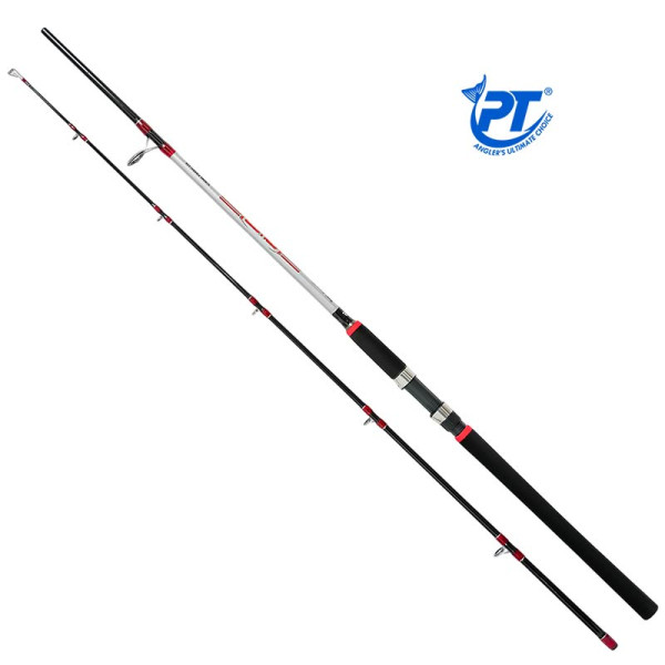 Въдица за риболов на дъно Pioneer Cruiser Strong FiberGlass, Red, 2.40 м, 40-80 г — снимка 1