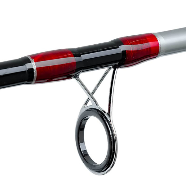 Въдица за риболов на дъно Pioneer Cruiser Strong FiberGlass, Red, 2.40 м, 40-80 г — снимка 3