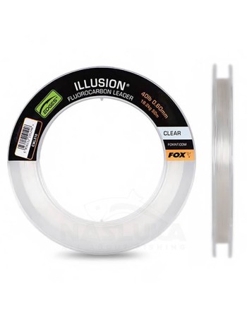 Флуорокарбон Fox Illusion Fluorocarbon Leader, 50 м, Clear