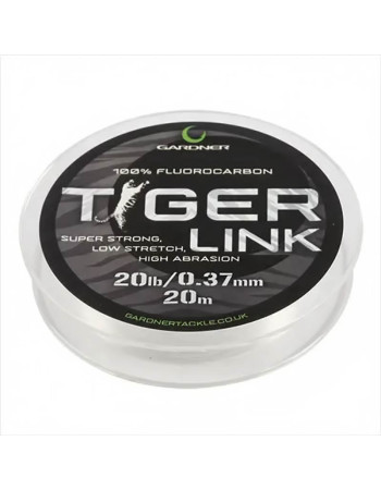 Gardner Tiger Link, 20 м, Флуорокарбон за монтажи