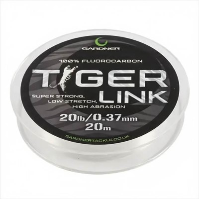 Gardner Tiger Link, 20 м, Флуорокарбон за монтажи