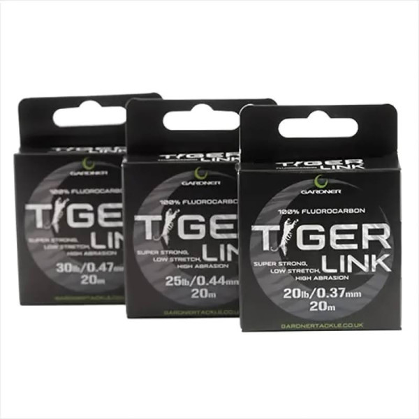 Gardner Tiger Link, 20 м, Флуорокарбон за монтажи — снимка 3