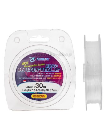 Флуорокарбон за поводи Pioneer Invisible Fluorocarbon Leader, 30 м