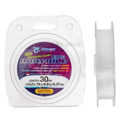 Флуорокарбон за поводи Pioneer Invisible Fluorocarbon Leader, 30 м