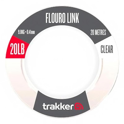 Флуорокарбонов повод за монтажи Trakker Fluoro Link, Clear, 20 м