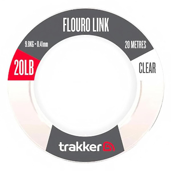 Флуорокарбонов повод за монтажи Trakker Fluoro Link, Clear, 20 м — снимка 1