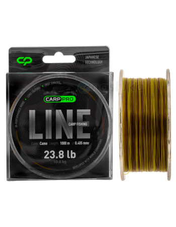 Carp Pro Carp Fishing Line, Camo, Шаранджийско влакно, 1000 м