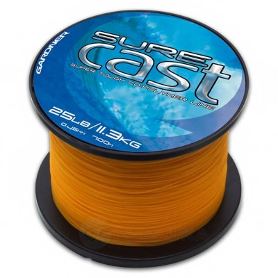 Gardner Sure Cast, Solid Yellow, Монофилно шаранджийско влакно, голям мж