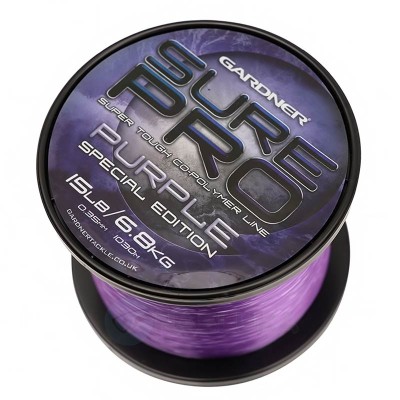 Gardner Sure Pro Special Edition, Purple, Монофилно шаранджийско влакно, голям мж