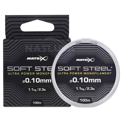 Монофилно влакно Matrix Soft Steel Ultra Power Monofilament, 100 м
