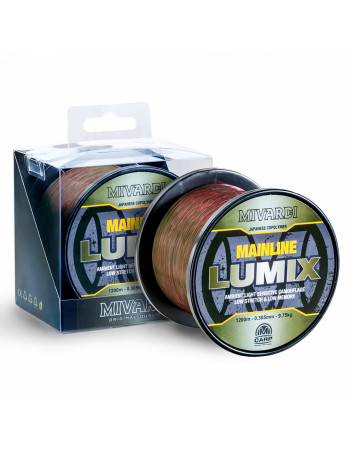 Монофилно шаранджийско влакно Mivardi Lumix, Brown, 1200 м