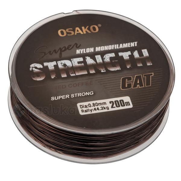 Osako Cat Super Strength, 200 м, Монофилно влакно за сом — снимка 3