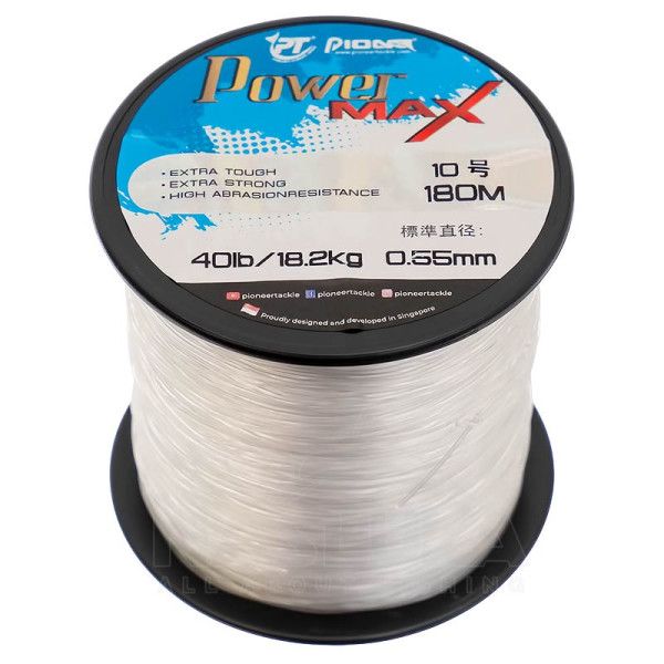 Монофилно влакно Pioneer Power Max, Clear — снимка 2