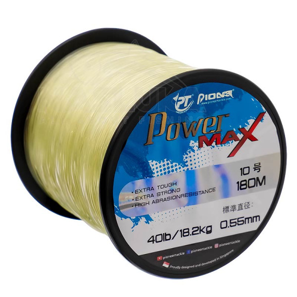 Монофилно влакно Pioneer Power Max, Smoke Green — снимка 1