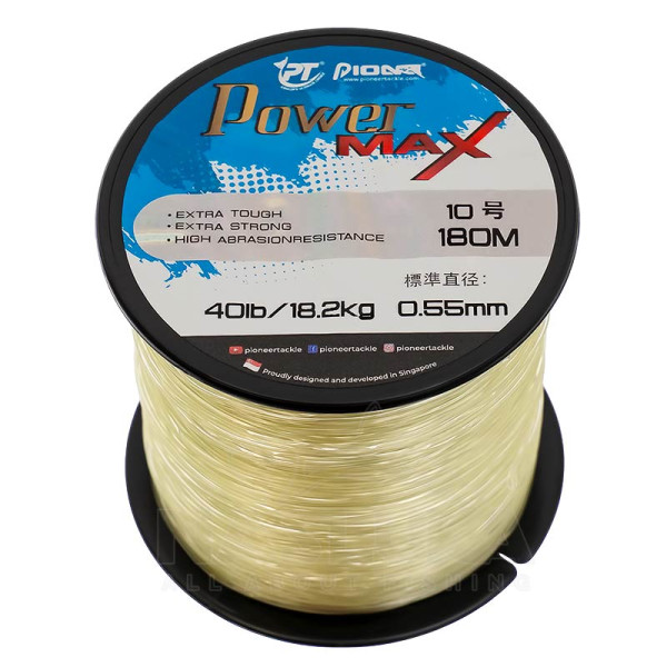 Монофилно влакно Pioneer Power Max, Smoke Green — снимка 2