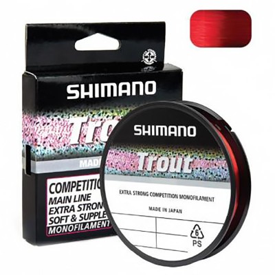 Влакно за пъстърва Shimano Trout Competition Red, 150 м