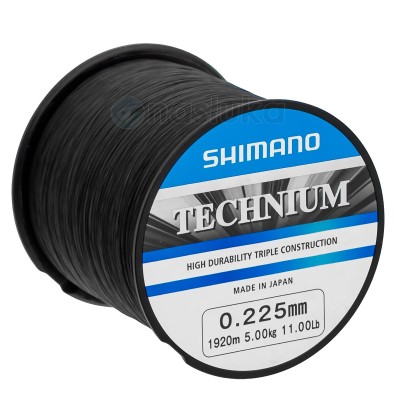 Монофилно влакно Shimano Technium, Grey, голям мж