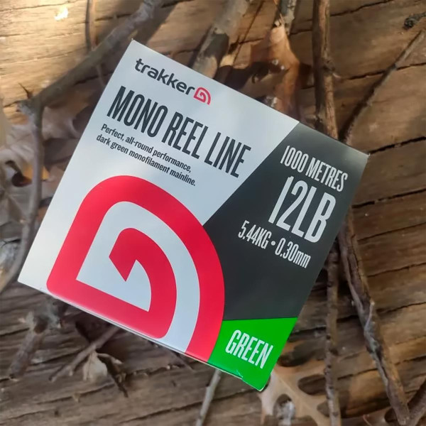 Trakker Mono Reel Line, Монофилно шаранско влакно, Green, 1000 м — снимка 4