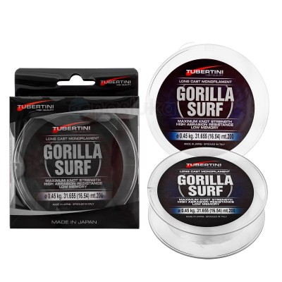 Tubertini Gorilla Surf, Влакно за морски риболов, 200 м
