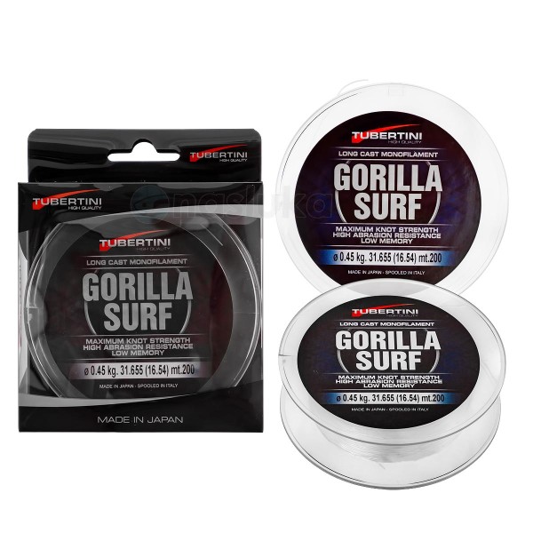 Tubertini Gorilla Surf, Влакно за морски риболов, 200 м — снимка 1