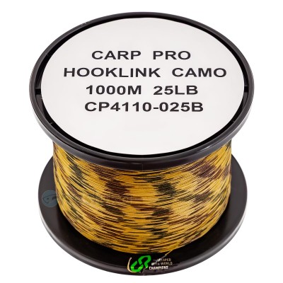 Плетено влакно Carp Pro Hooklink Camo, 1000 м